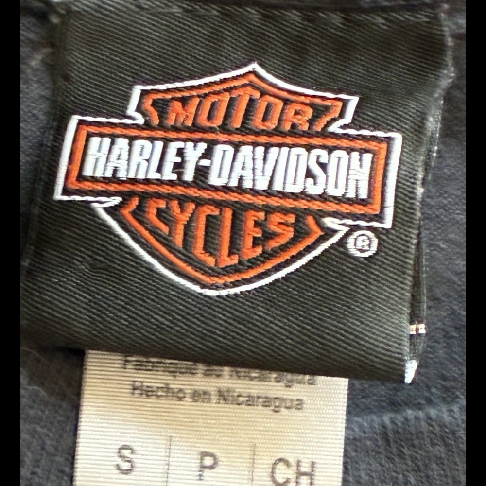 Harley Davidson Moonshine Franklin TN T-Shirt Black Eagle Graphic Sz Small - Picture 5 of 9
